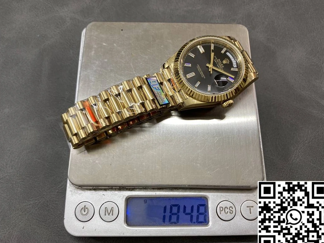 Factory v5 Dial Steel Rolex Diamond Tungsten Day Hourmarker QF Date M228238-0059 Black 0417